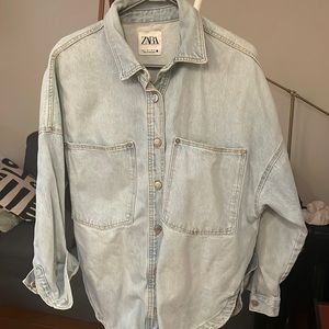 Zara Oversized denim shirt - Size M